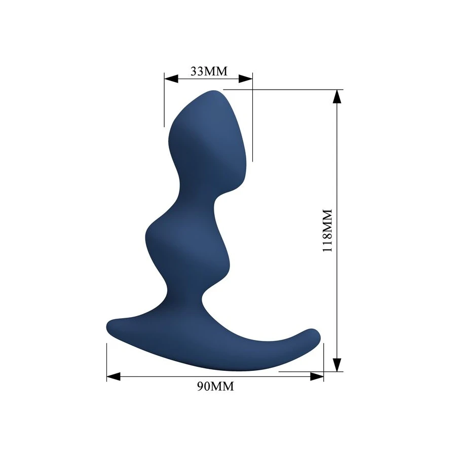 MR PLAY - ERGONOMIC BLUE ANAL PLUG